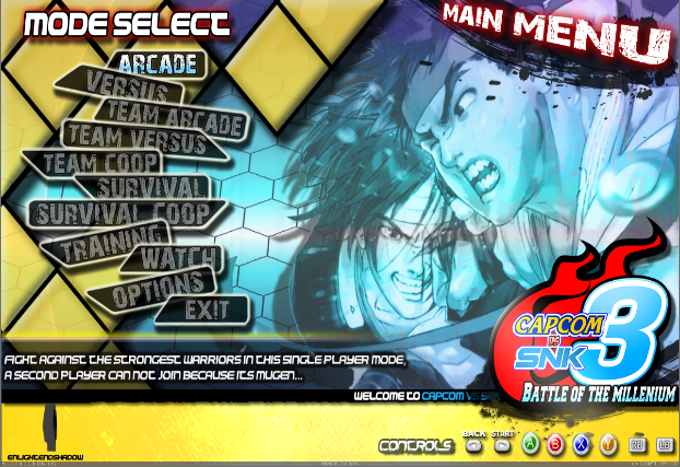 Capcom V.S SNK 3 M.U.G.E.N. Battle of the Millennium V2
