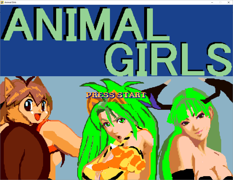 Animal Girls | 5 Games Pack OpenBoR