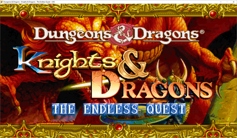 Dungeons & Dragons - Knights & Dragons - The Endless Quest - LNS