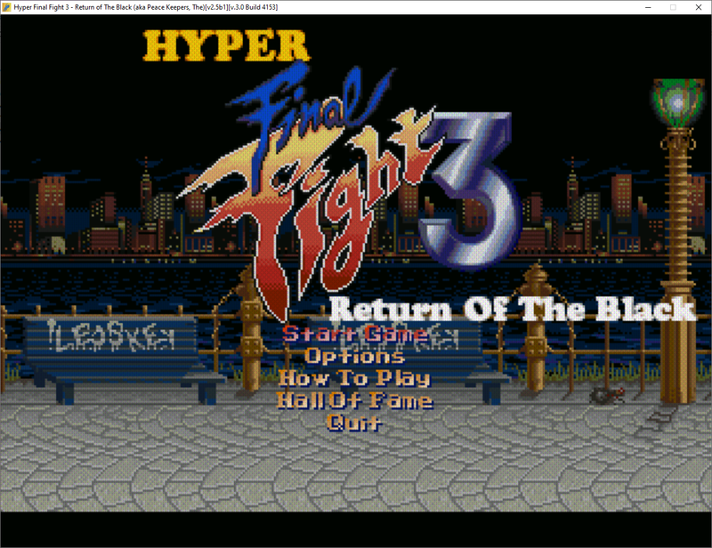 Hyper Final Fight 3 - Return of The Black The Peace Keepers