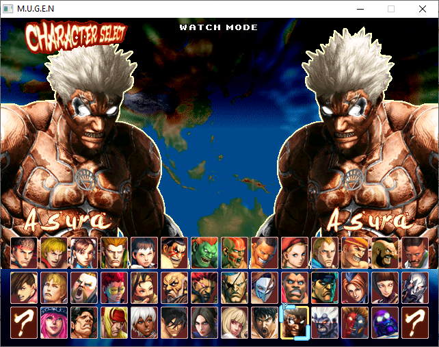 Street Fighter 4 MUGEN - Full 3D simulation