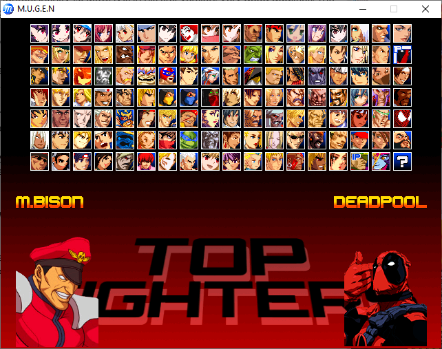 Top Fighters Infinity 1.0 - MUGEN