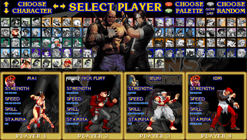 The King of Fighters '97: Random Select (Hack/Mod) 