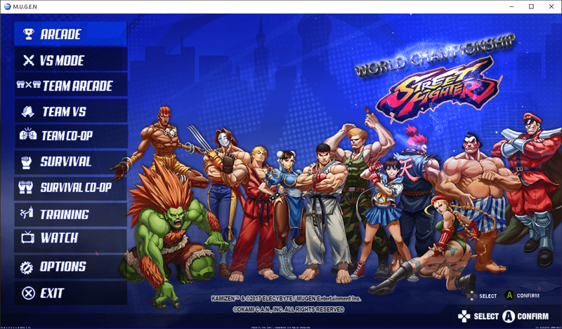 Street Fighter Mugen 2018 em 2023  Street fighter, Jogos online, Mugen