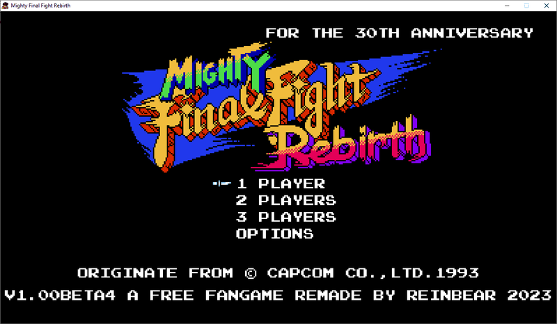 Mighty Final Fight Rebirth v.0.5