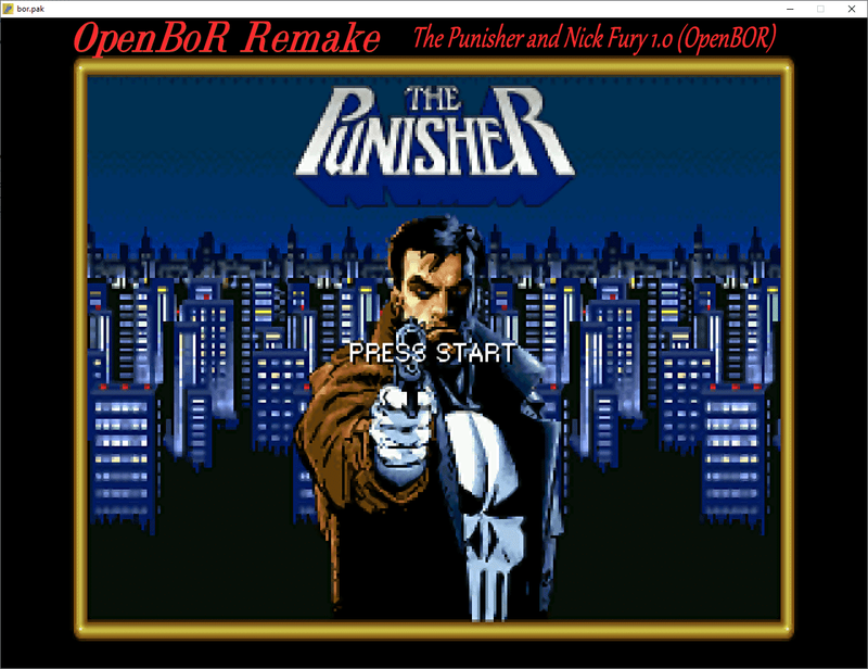 The Punisher and Nick Fury 1.0 (OpenBOR)