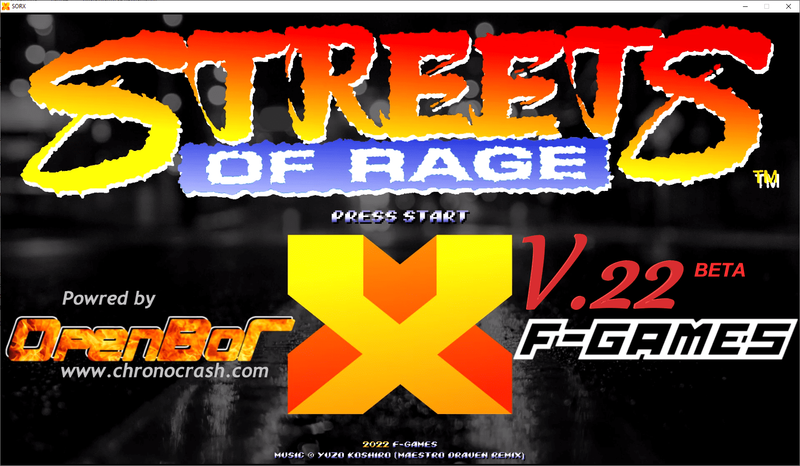 Streets of Rage X V.22 by Kratus