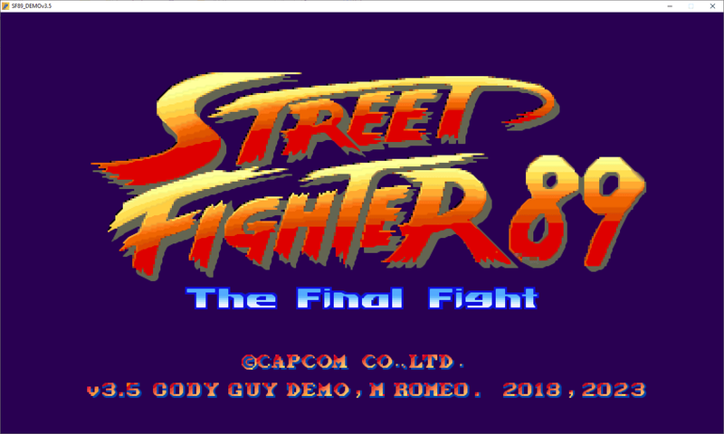 ⭐👉 Street Fighter 89 The Final Fight v3.5