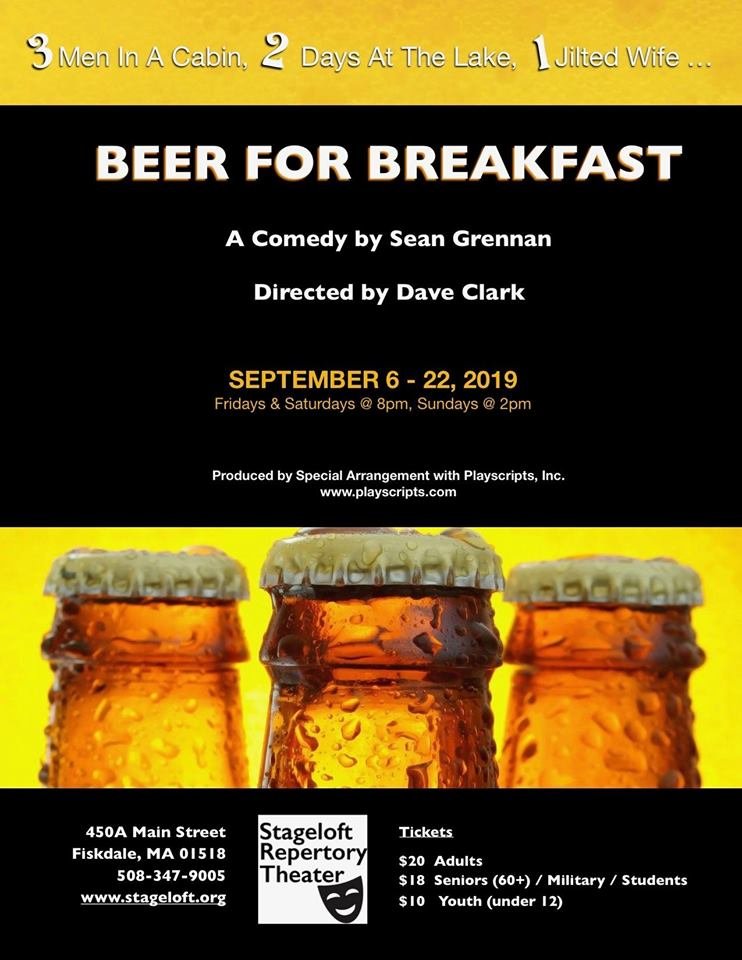 "Beer for Breakfast" - Stageloft Repertory Theater - REVIEW