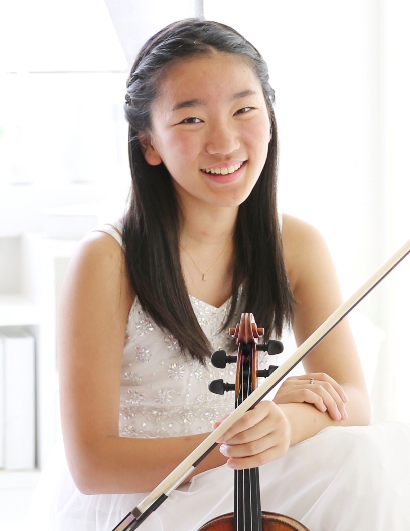 15 year old violinist Keila Wakao featured soloist Newton’s New Philharmonia "New Phil Reawakens"