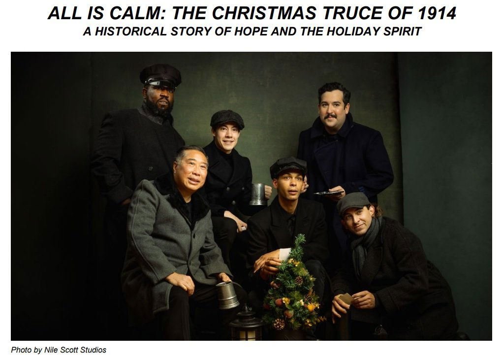 "All Is Calm: The Christmas Truce of 1914" by Peter Rothstein - Greater Boston Stage Company (Stoneham, MA.) - REVIEW