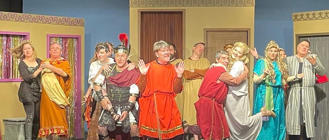 "A Funny Thing Happened on the Way to the Forum" - By Stephen Sondheim, Burt Shevelove and Larry Gelbart - Calliope Productions (Boylston, MA.) - REVIEW