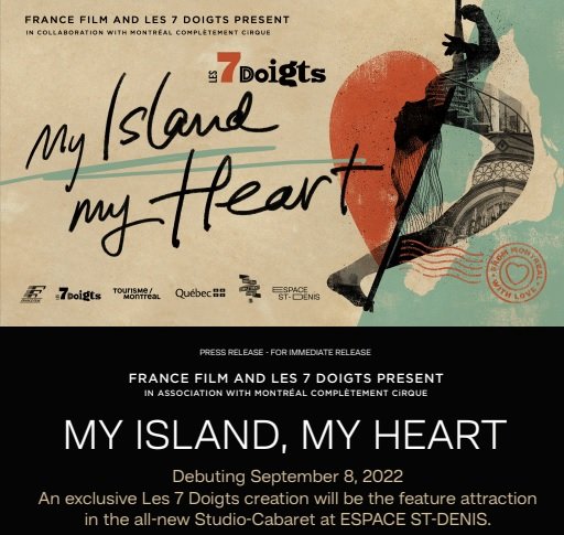 METRMAG Spotlight On: "My Island My Heart" - A collaboration with 7 Fingers for opening of ESPACE ST-DENIS' STUDIO-CABARET in Montreal