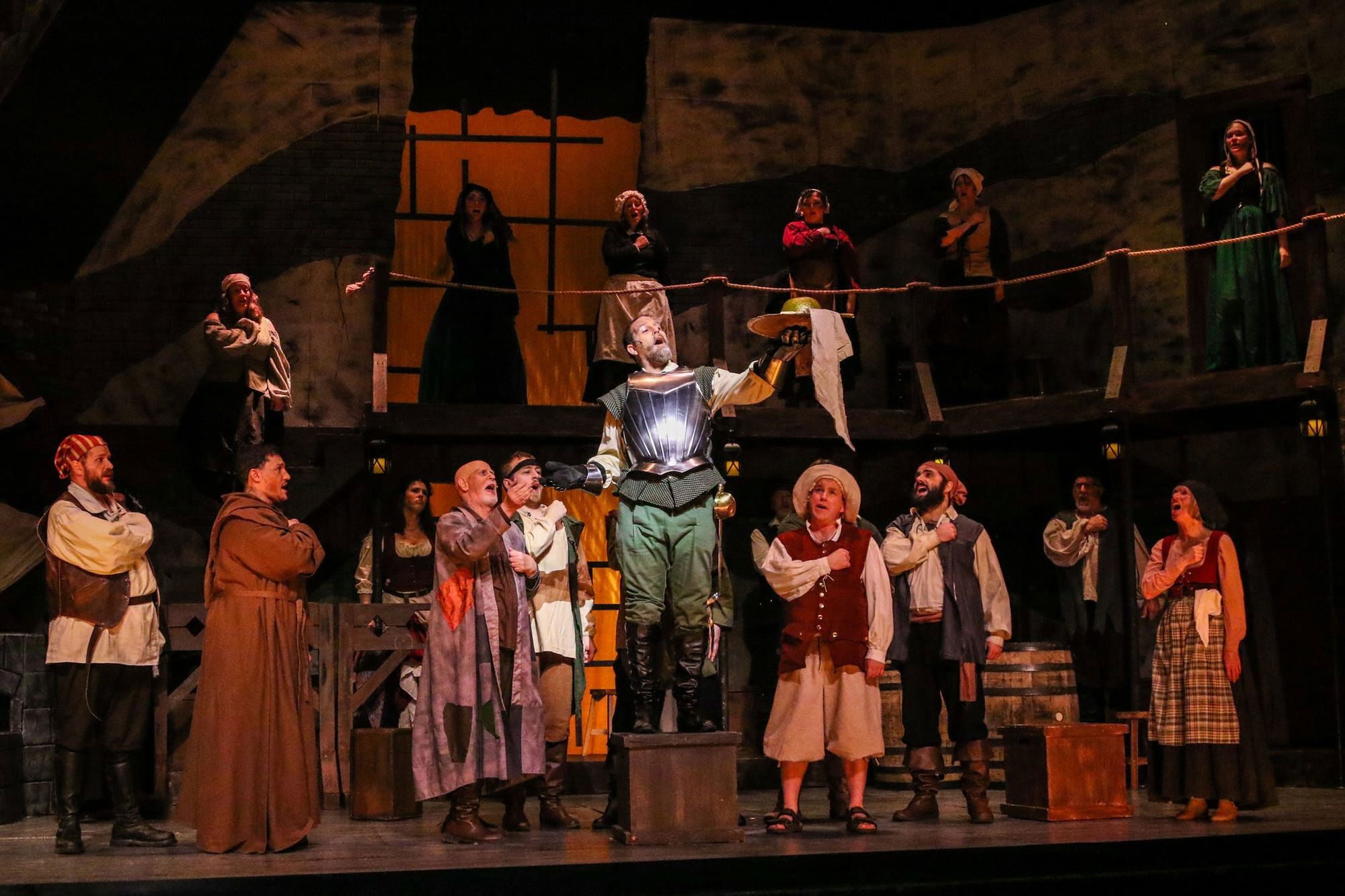 "Man of La Mancha" - Wasserman, Leigh & Darion - Theatre at the Mount (Gardner, MA.) - REVIEW