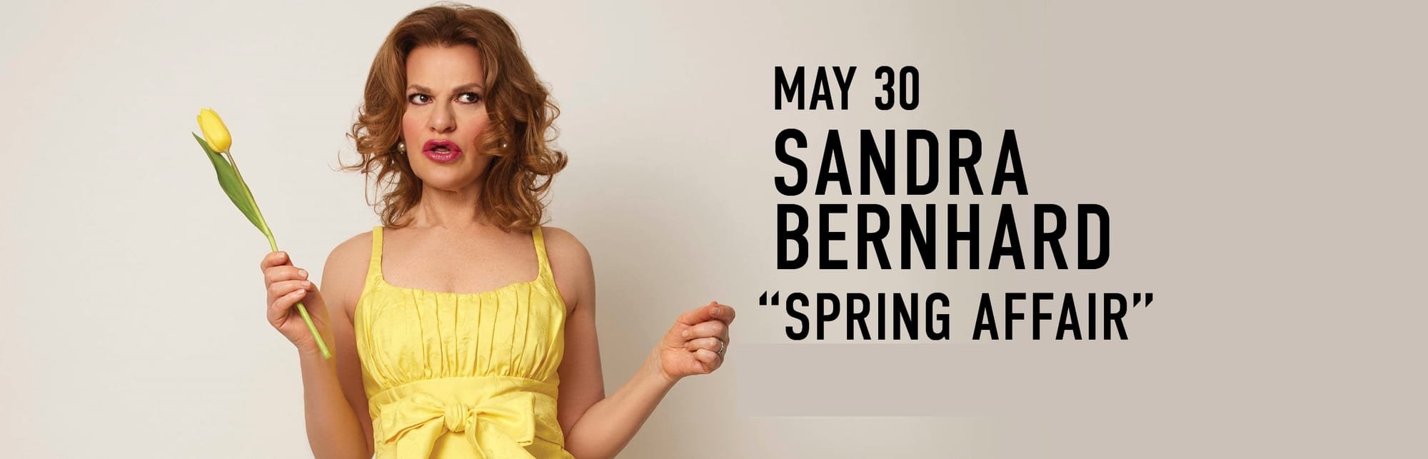 "Spring Affair" with Sandra Bernhard comes to the City Winery (Boston, MA.)