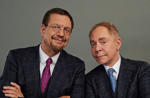 "Penn and Teller" Perform at the Boch Center Shubert Theatre (Boston, MA.)