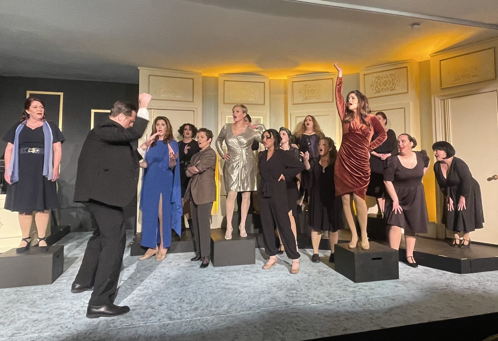 "Nine" - by Maury Yeston and Arthur Kopit - Worcester County Light Opera Company (Worcester, MA.) - REVIEW