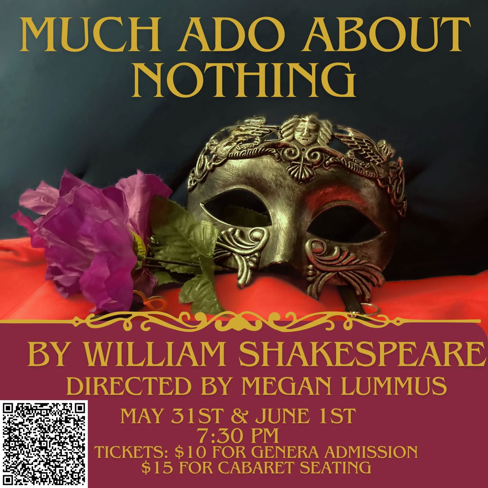 "Much Ado About Nothing" - by William Shakespeare - ATAC Main Stage (Framingham, MA.) - REVIEW