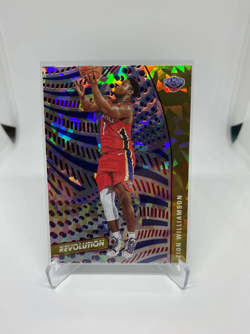 Zion Williamson 2020/21 Panini Revolution Chinese New Year Cracked Ice ...