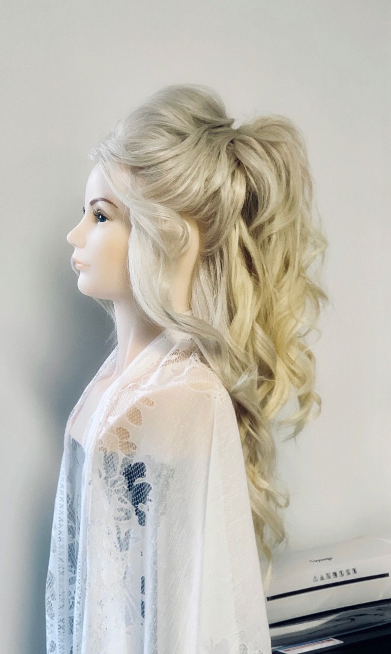 Romantic Bridal Half Updo