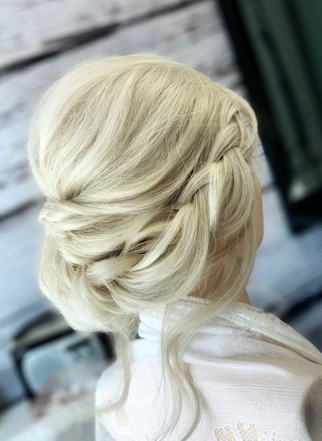 Textured Bridal Bun Style