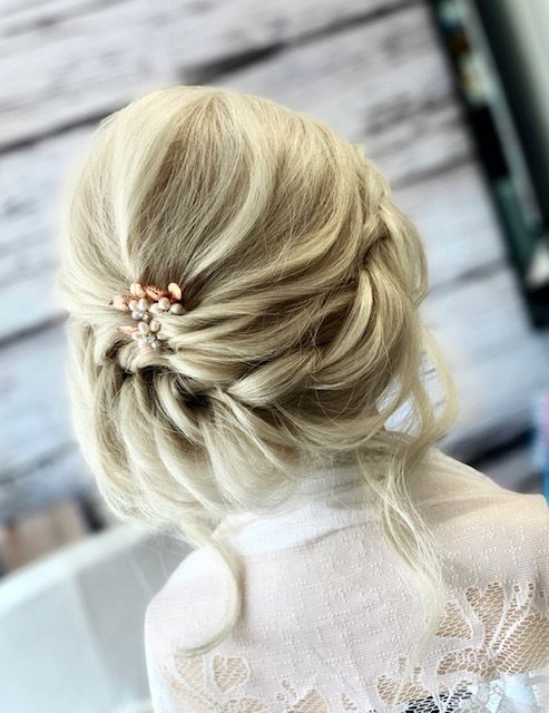 Super Textured Bridal Updo