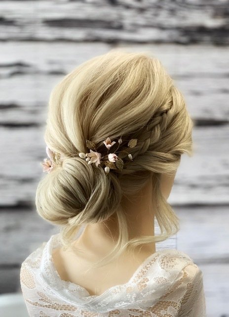 Textured Updo Style