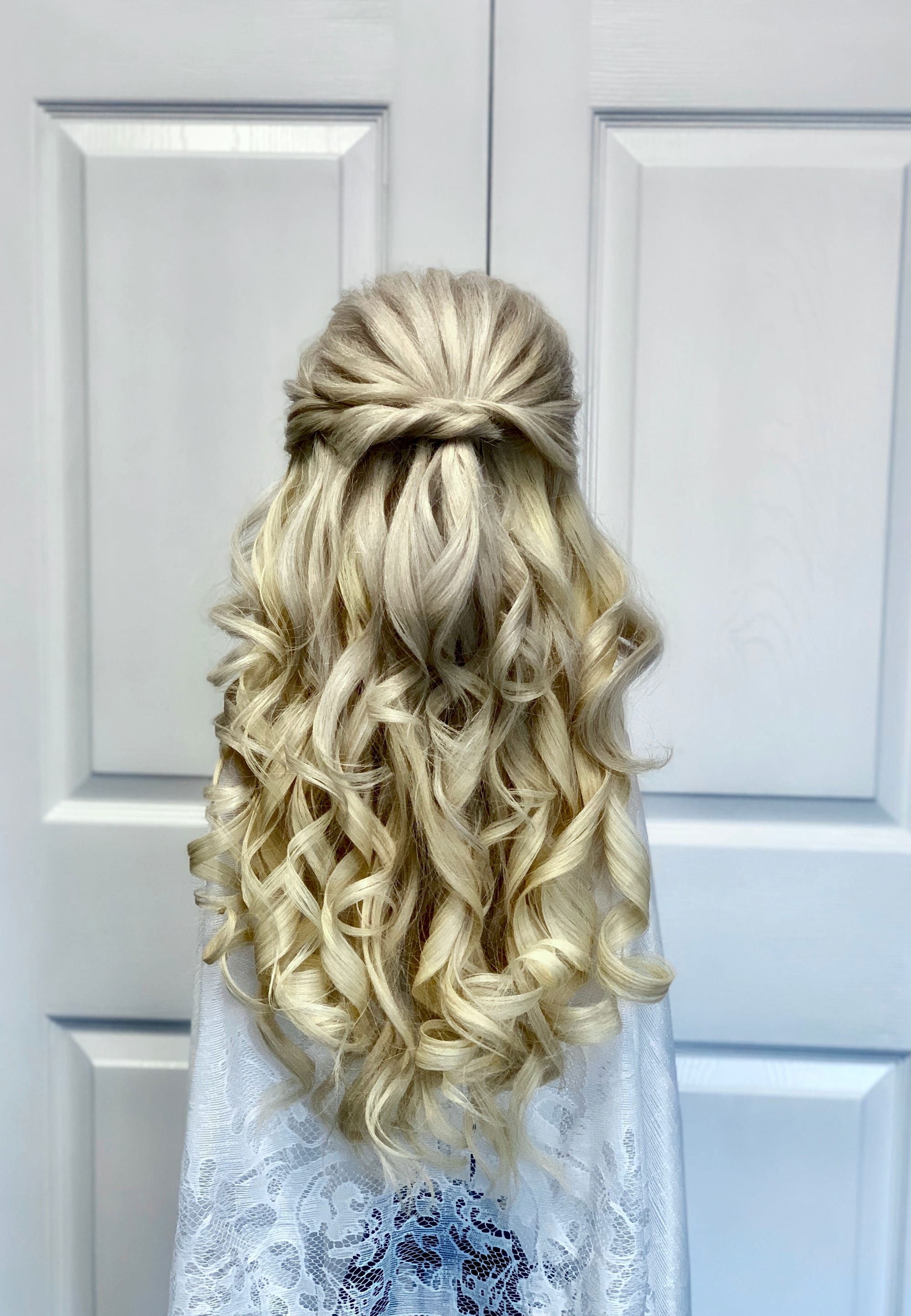 Romantic Half Updo