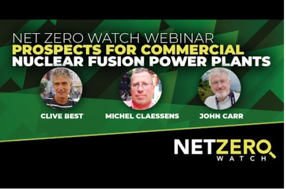 Webinar Prospects for Commercial Nuclear Fusion Power Plants