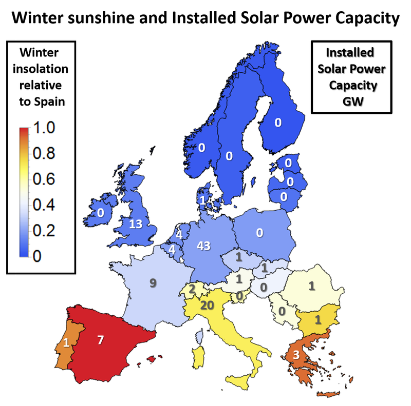 Solar Power Installed Capacity in Europe Climate and Hope