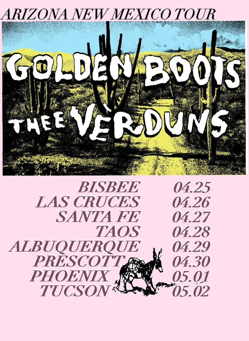 Golden Boots / Art of Flying / Thee Verduns Taos, NM