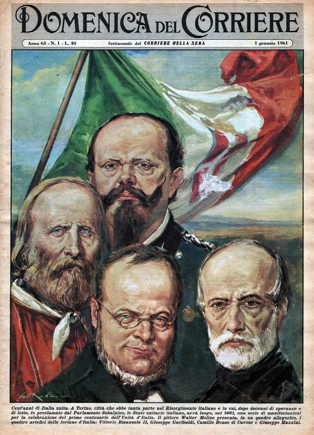 IL CL ANNIVERSARIO DELL’UNITA’ D’ITALIA (1861-2011)