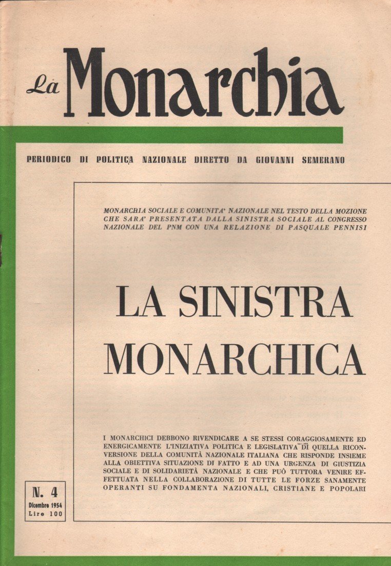 LA SINISTRA MONARCHICA