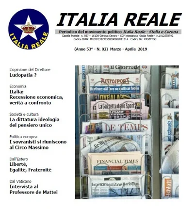 IL DIRETTORE DI "ITALIA REALE" RISPONDE AL CIRCOLO "DANTE ALIGHIERI"