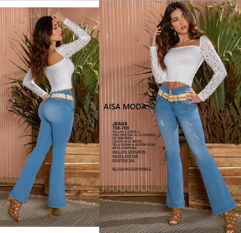 JEANS ref : 700-769 - AISA MODA *ROPA COLOMBIANA