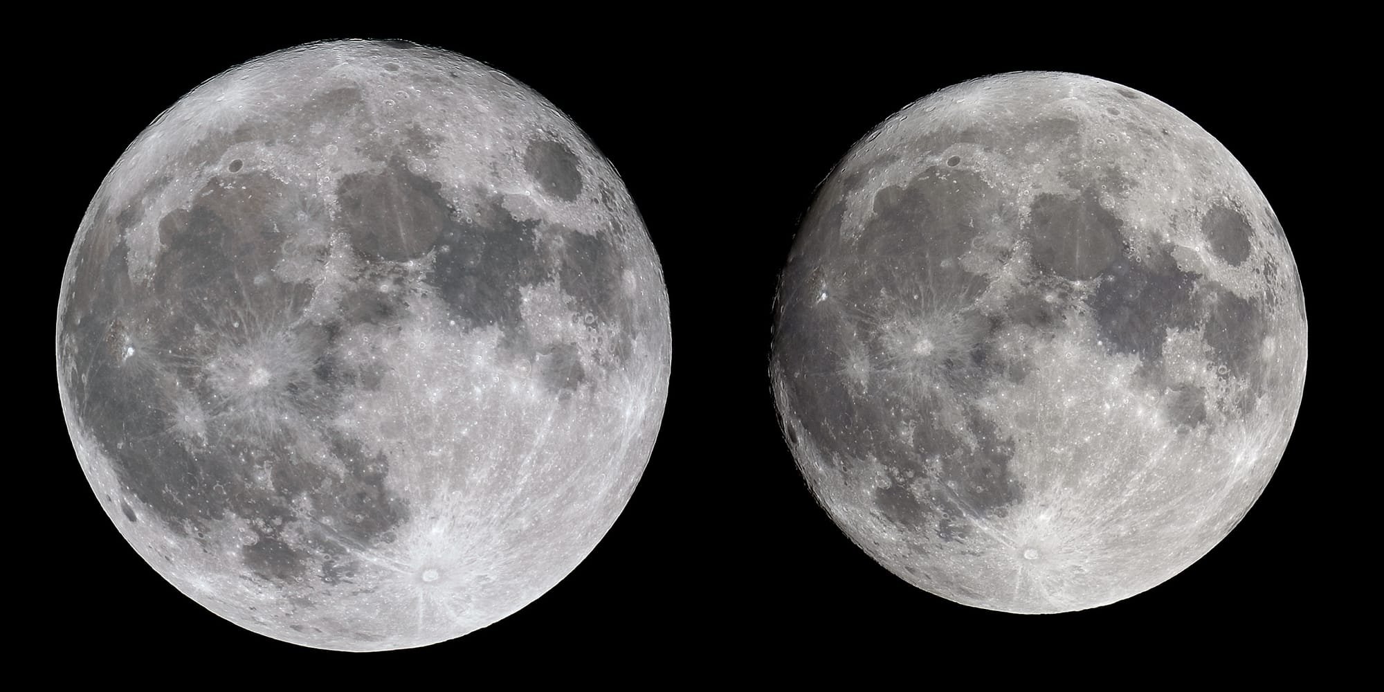 FULL MOON at Perigee and Apogee