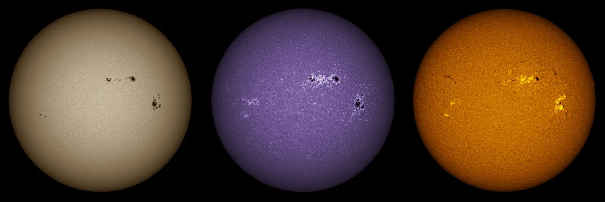SUN (20170906) WL, CaK & H-alpha