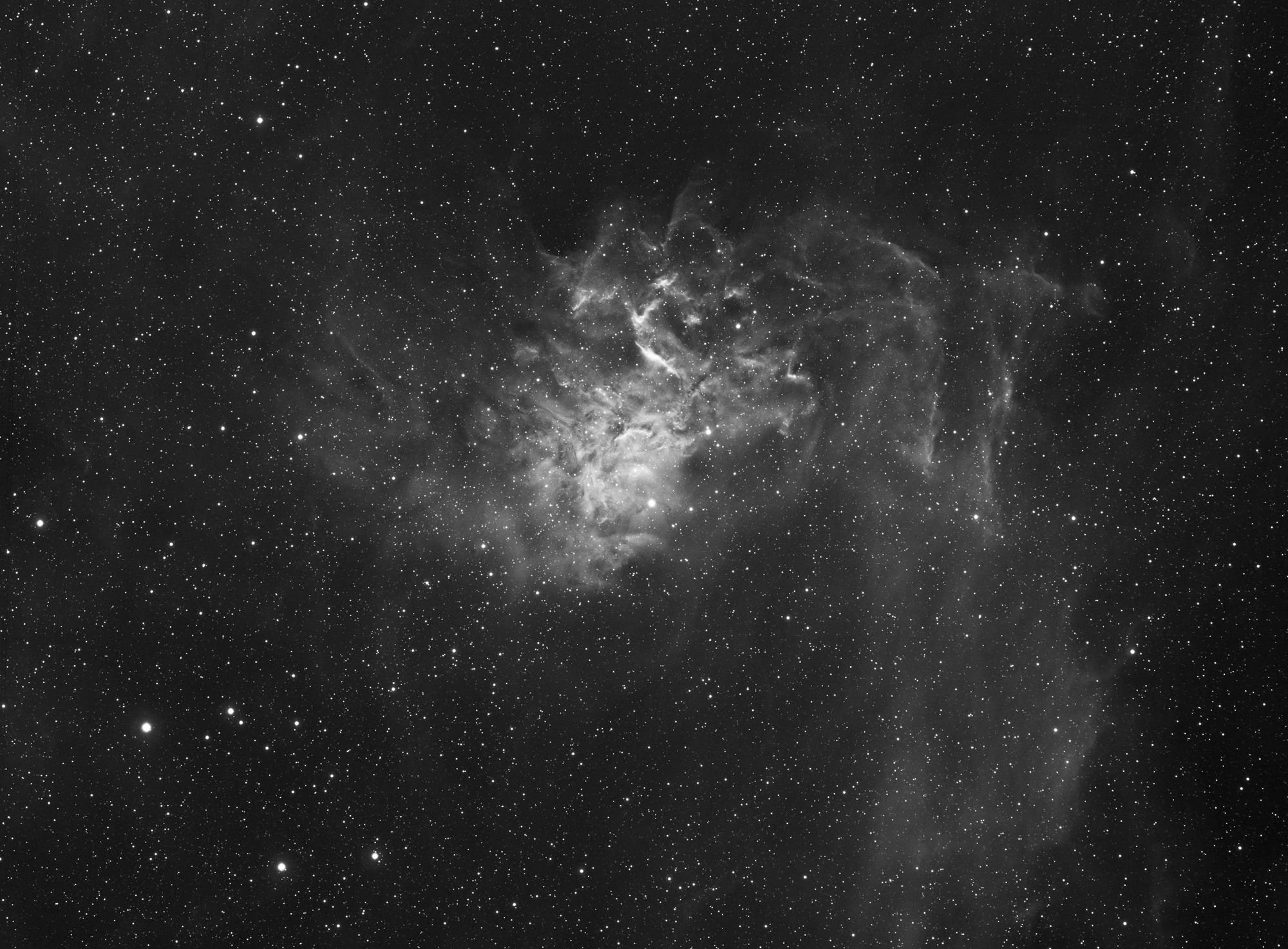 Flaming star nebula (IC405)