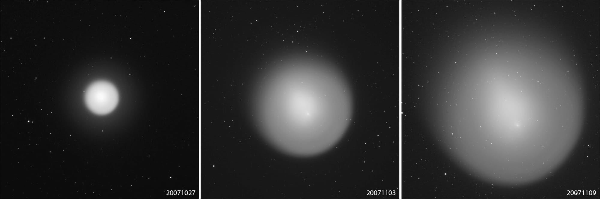 Comet 17P/Holmes (20071027/20071103/20071109)