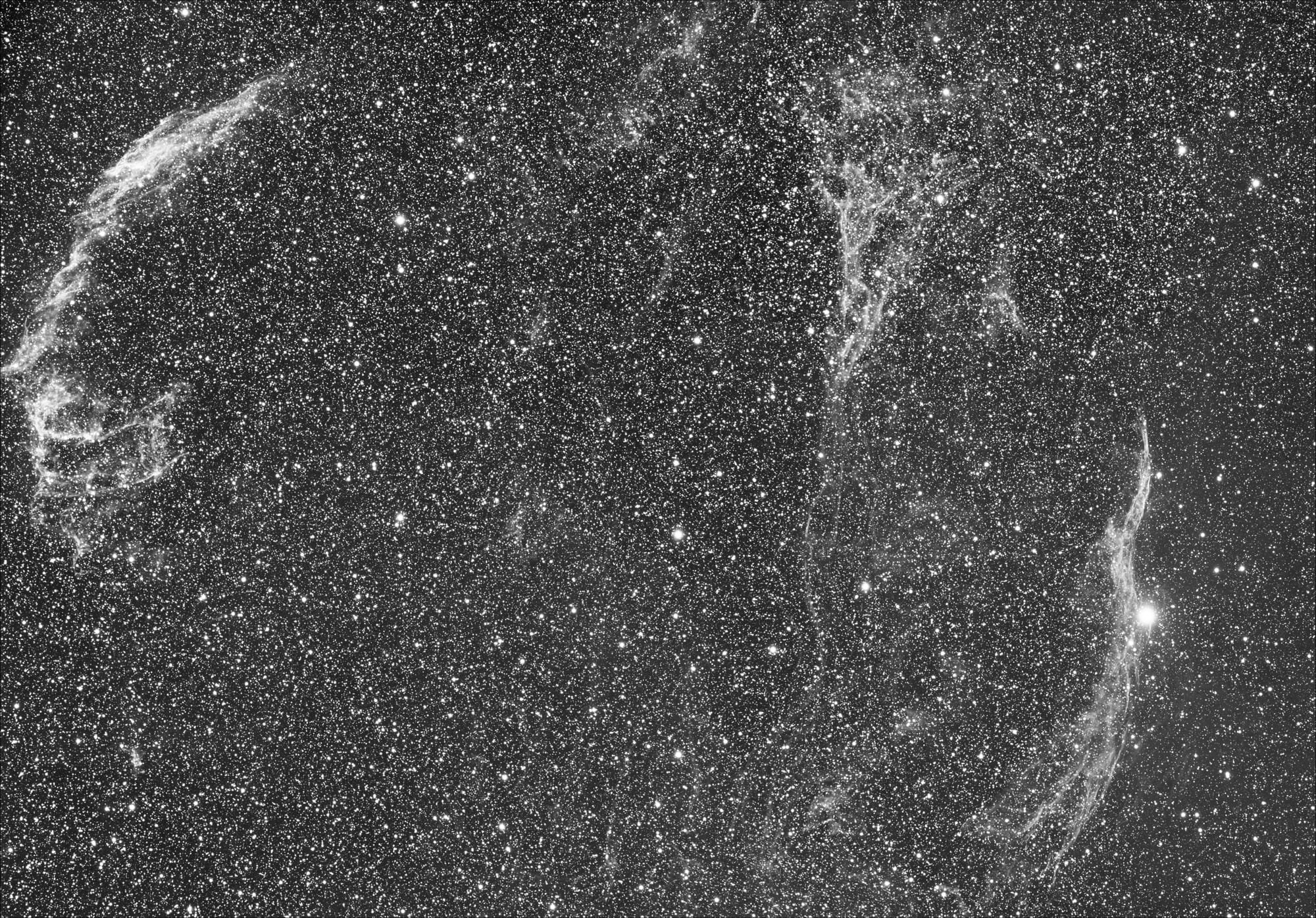 Veil nebula (four-pane MOSAIC)