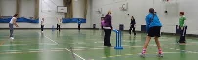 Ladies Indoor Cricket Hits Gang Warily