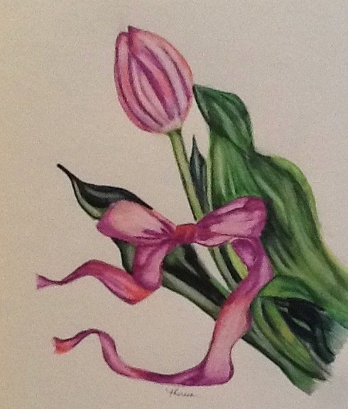 Watercolor - Tulip #1