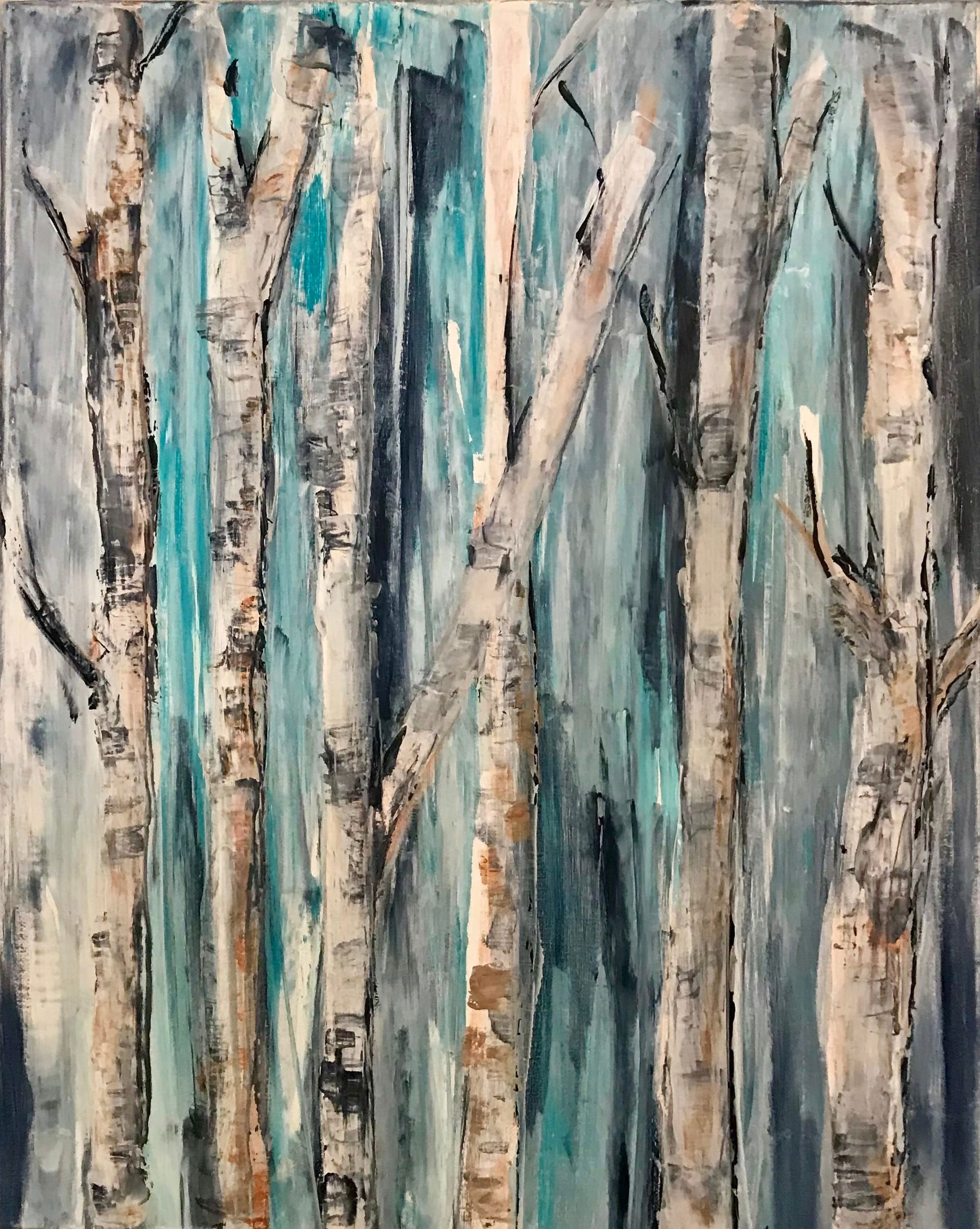 SOLD - Birch Trees #1