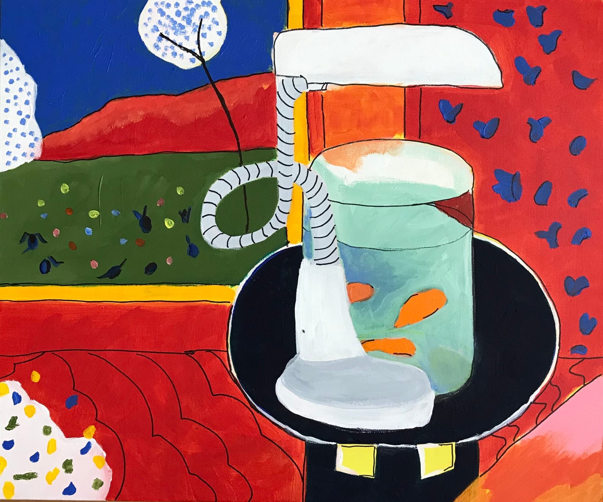 Fish in A Bowl (after Matisse)
