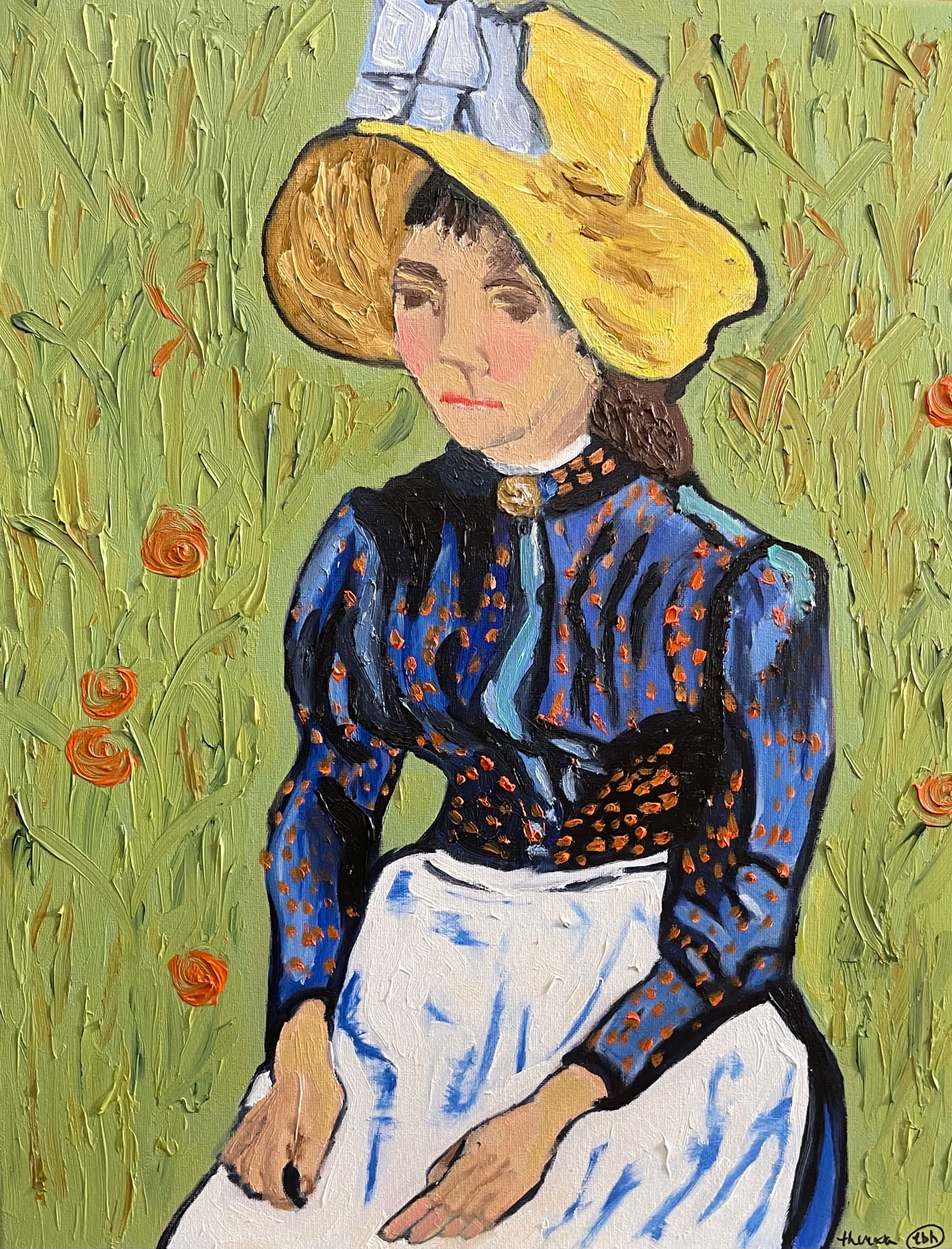 SOLD - Peasant Woman (after Van Gogh)