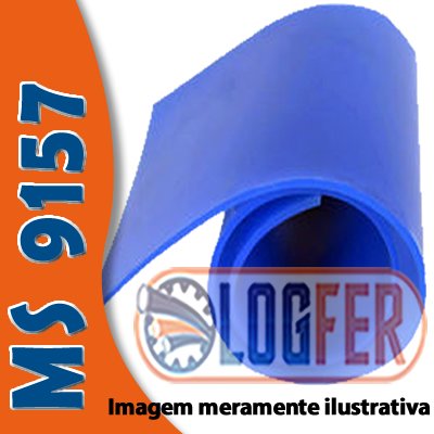 Lençol Borracha Silicone MS 9157 Azul