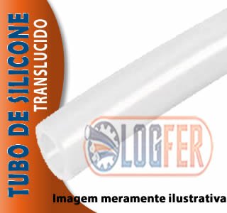 Tubo de silicone translucido