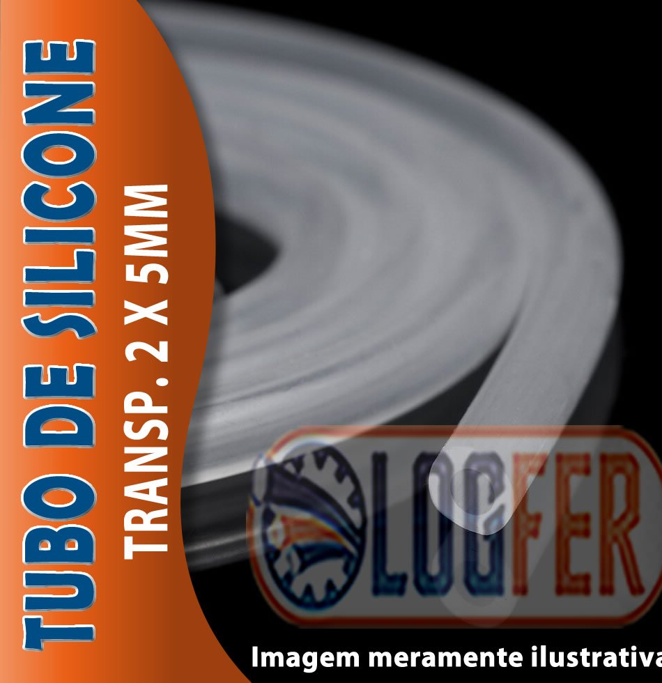 Tubo silicone transparente 2 X 5mm