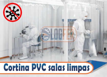 Cortina PVC ANTI-BAC laboratórios