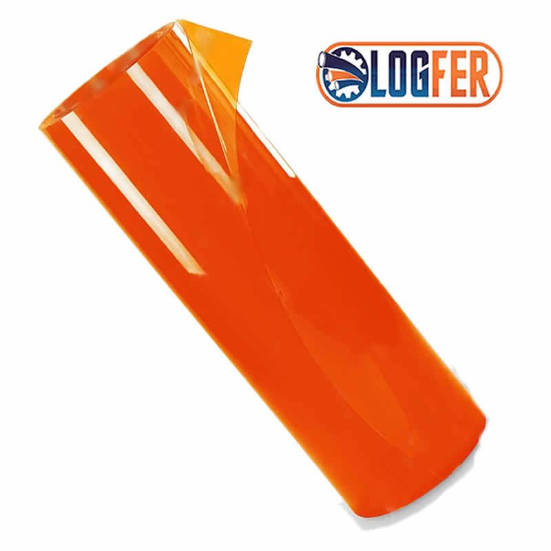 Lençol PVC Colorido laranja